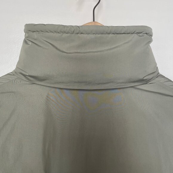 Uniqlo : C Oversized Hooded Coat Unisex Medium M Neutral Khaki Beige Taupe EUC - Picture 9 of 14